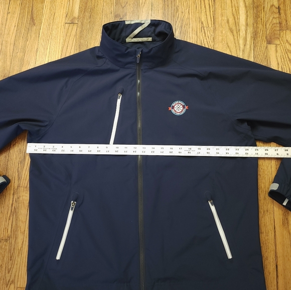 Zero Restriction Power Torque Mens Full Zip Golf Jacket Size L Blue - Picture 4 of 9